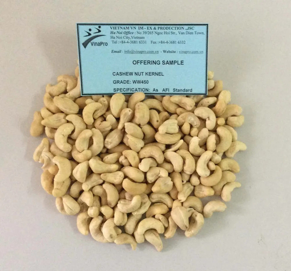 vinapro vietnam cashew nuts ww450