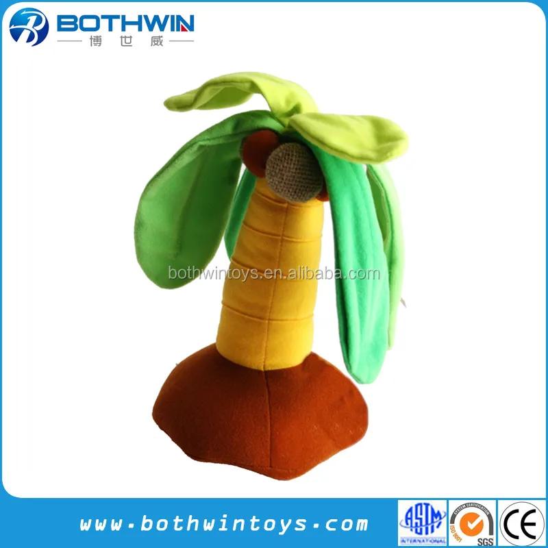 Custom Cartoon Beanbag Coconut Tree Palm Tree Plush Toys Buy Tree