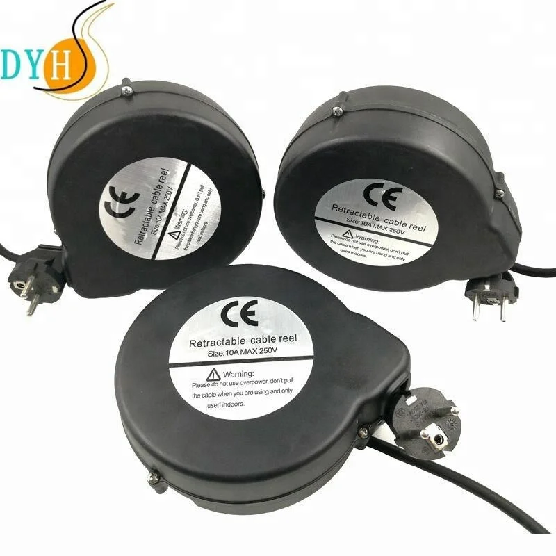 Spring Loaded Flat Cable Reel Small Cord Reocoiler - China Retractable Cell  Phone Charger and RJ45 Cable Flat Reel price