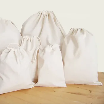 Cotton Cloth Small Fabric Drawstring Bags Potpourri Bag