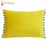 Wholesale Cotton Velvet Pom Pom Style Cushion/Pillow Covers