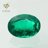 Oval Shape Colombia Synthetic Emerald For Jewelry