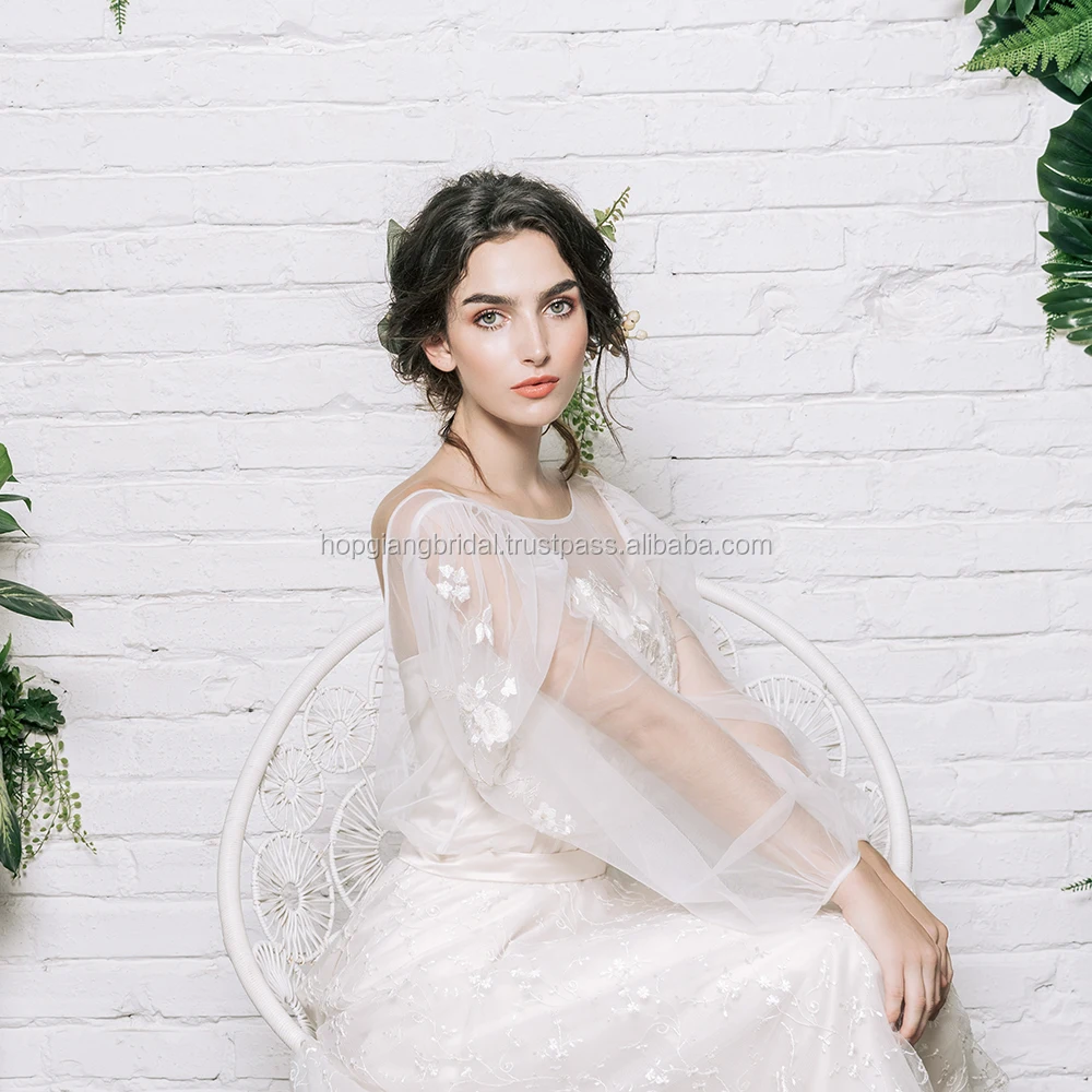 Mini Skirt With Flower Net Pv Buy Bridal Gown Wedding Dress