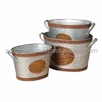 Galvanized Round Garden Tub - Buy Galvanized Round Garden Tub