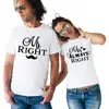 Matching Couple T Shirt Mr Right Mrs Funny Couple T shirts
