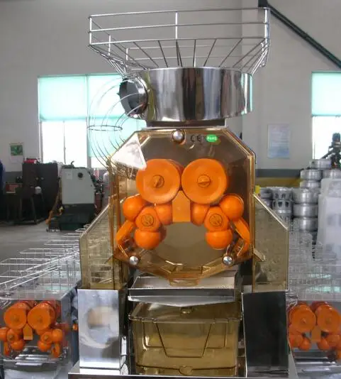 buy 工业专业橙色果汁榨汁机,中国制造商台式水果蔬菜榨汁机,自动
