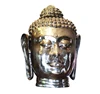 Indonesia Handmade Antique Brass Buddha Head Sculpture statue ornaments