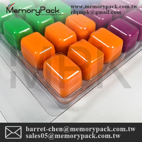 Mpkwaxs08 Square Wax Melt Mold Clamshell Packaging Buy Wax Melt Mold