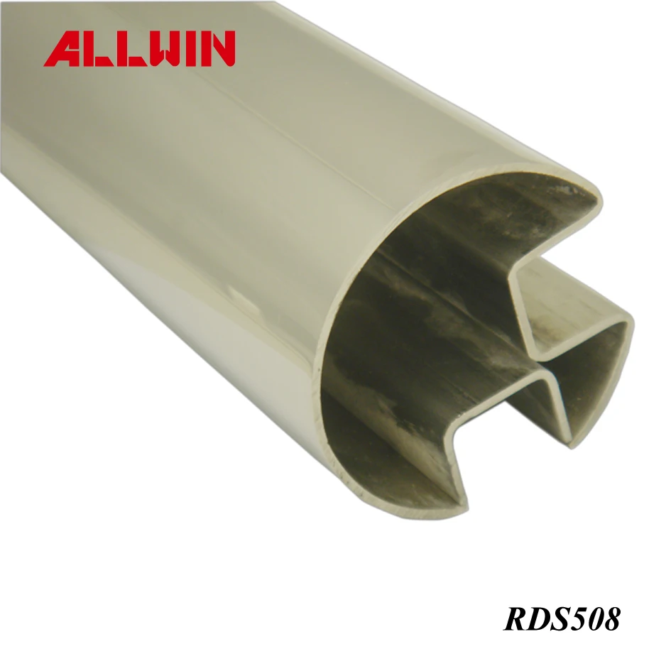 90 Degree Stainless Steel Double Slot Round Tube