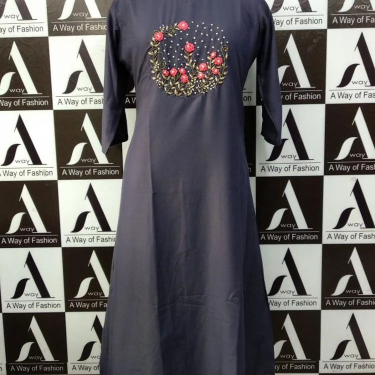 designer hand work kurtis