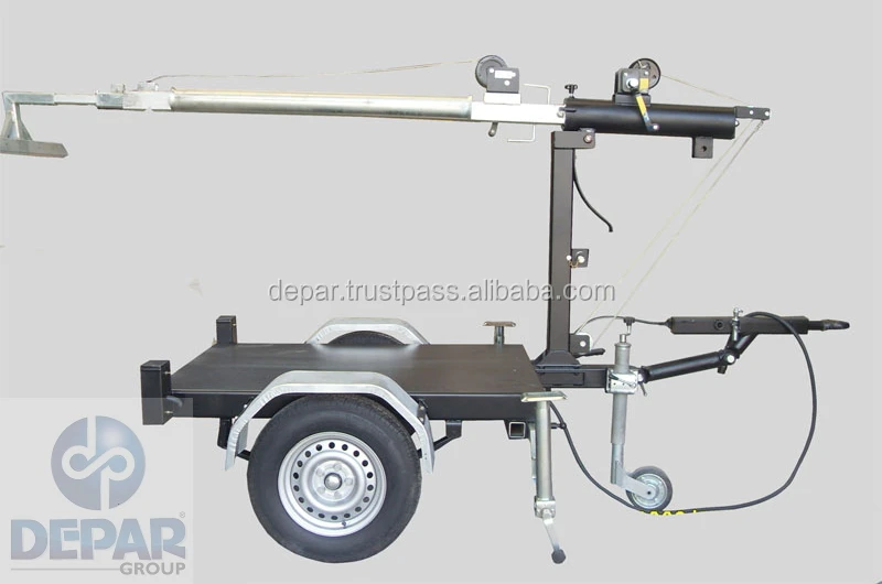 Light Tower D-LITE Series - Diesel Power Unit Single Axle Military Grade with battery backup