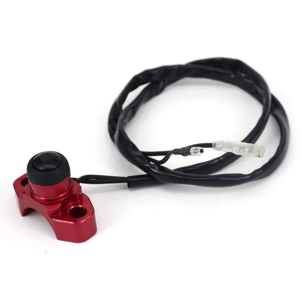 Universal Billet Cnc Engine Stop Switch Start Kill Button Bike Atv