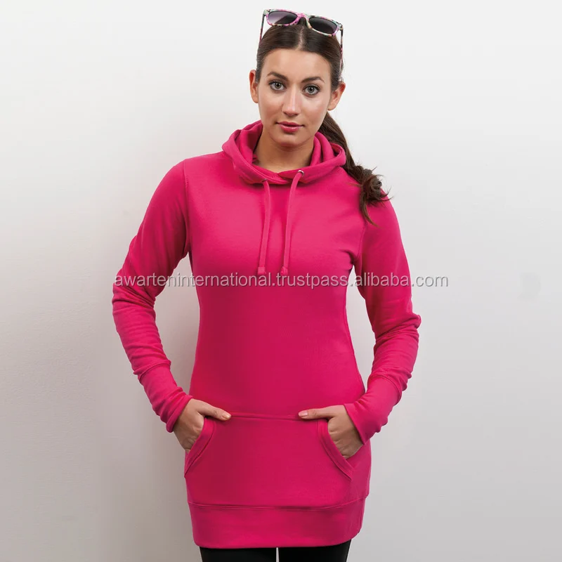 longline hoodie ladies