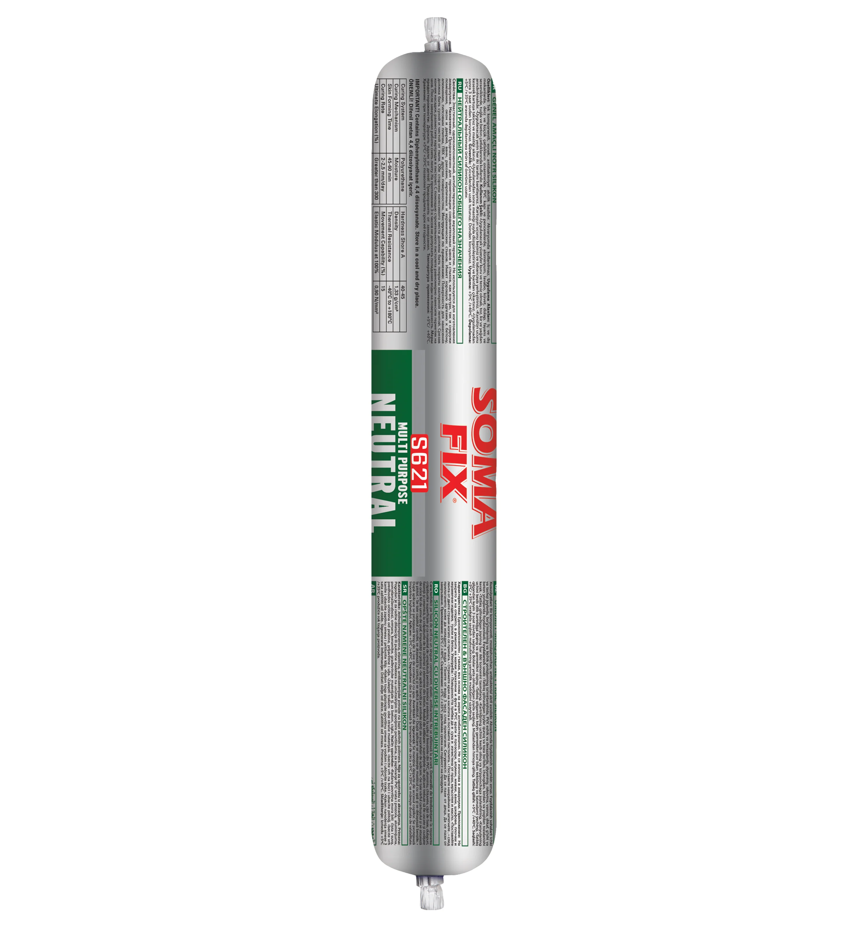 
SOMAFIX 600 Ml MULTI PURPOSE NEUTRAL Silicone 