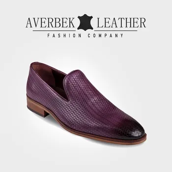 Mens Genuine Leather Luxury Loafers 