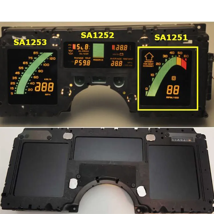 Digital Dash Gauge Instrument Cluster Led For Chevrolet Speedometer Left Lcd Screen Display