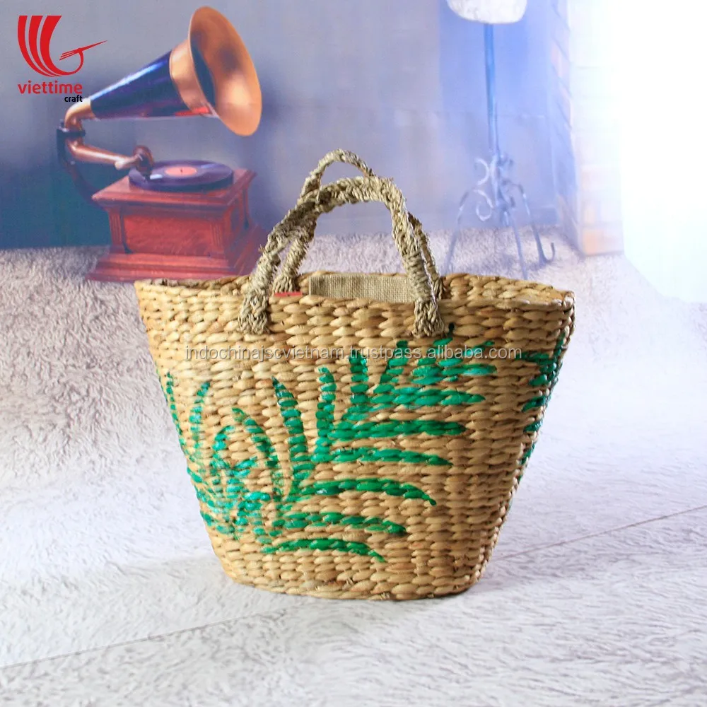 Best Price Water Hyacinth Basket With Lid / Water Hyacinth Laundry