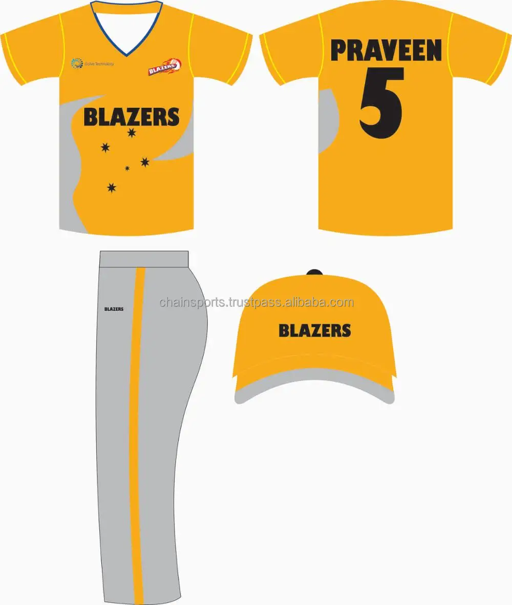
Sublimated Cricket Team Uniforms 