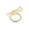 Gorgeous Design Factory Wholesale Women Latest Design Gold Formed Rings