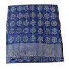 Beautiful indigo blue printed hand stitched indian kantha quilt wholesale cotton queen bedspread