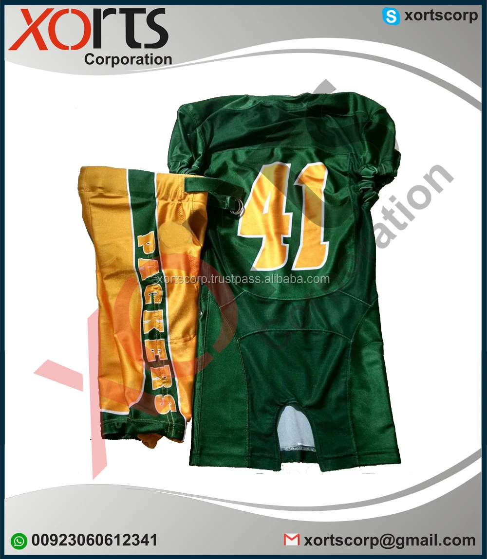 Custom Design Yellow American Football Jerseys Buy American Football