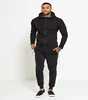 MEN'S RED STRIPE PLANE ZIP ROUGH SPACE PRINT SKINNY TRACKSUIT in Bulk Order