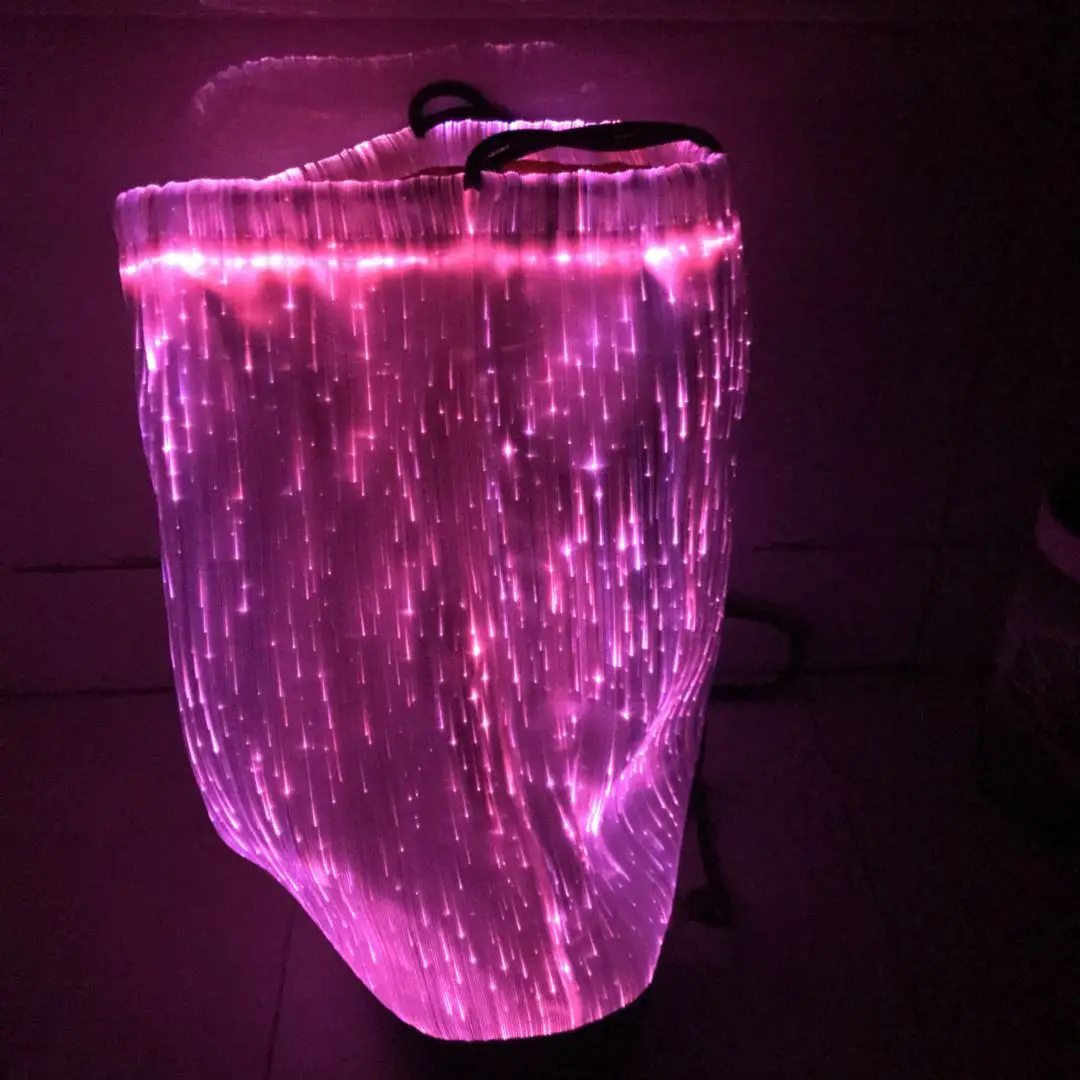 Light Up 7 Color Fiber Optic Handbag - Buy Light Up Handbag Made Of ...