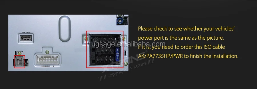 Xtrons Car Accessories Iso Wiring Harness For Hyundai Ix35 Units - Buy