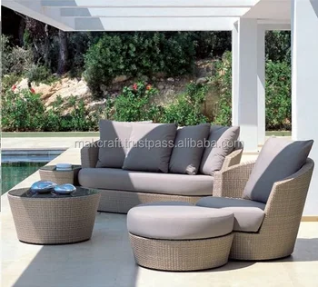 Modern Synthetic Round Wicker Rattan Outdoor Sofa Set Furniture Garden Outdoor Furniture Sofa Set Patio Furniture Buy Wicker Outdoor Rattan Outdoor Furniture Garden Furniture Product On Alibaba Com