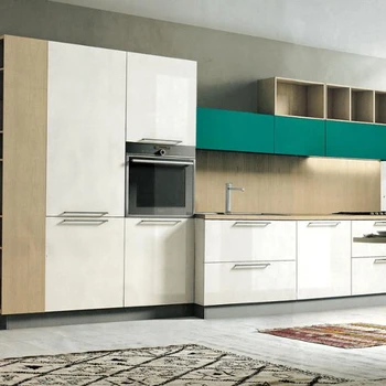 Mdf Plywood Melamine Modular Kitchen Cabinet Simple Design View