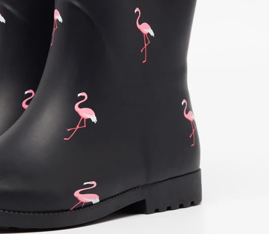 womens flamingo rain boots