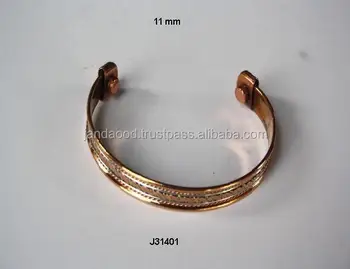 Three Metal Style Magnetic Copper Bracelet Wearing It Has Health Three Metal Style Magnetic Copper Bracelet Wearing It Has Health Benefits
