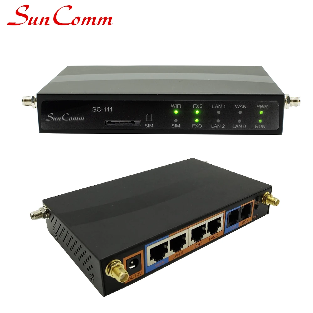 Hot Selling Wifi Ata 4g Voip Gateway Sc111wa4g 1sim 1 Fxs Telephone