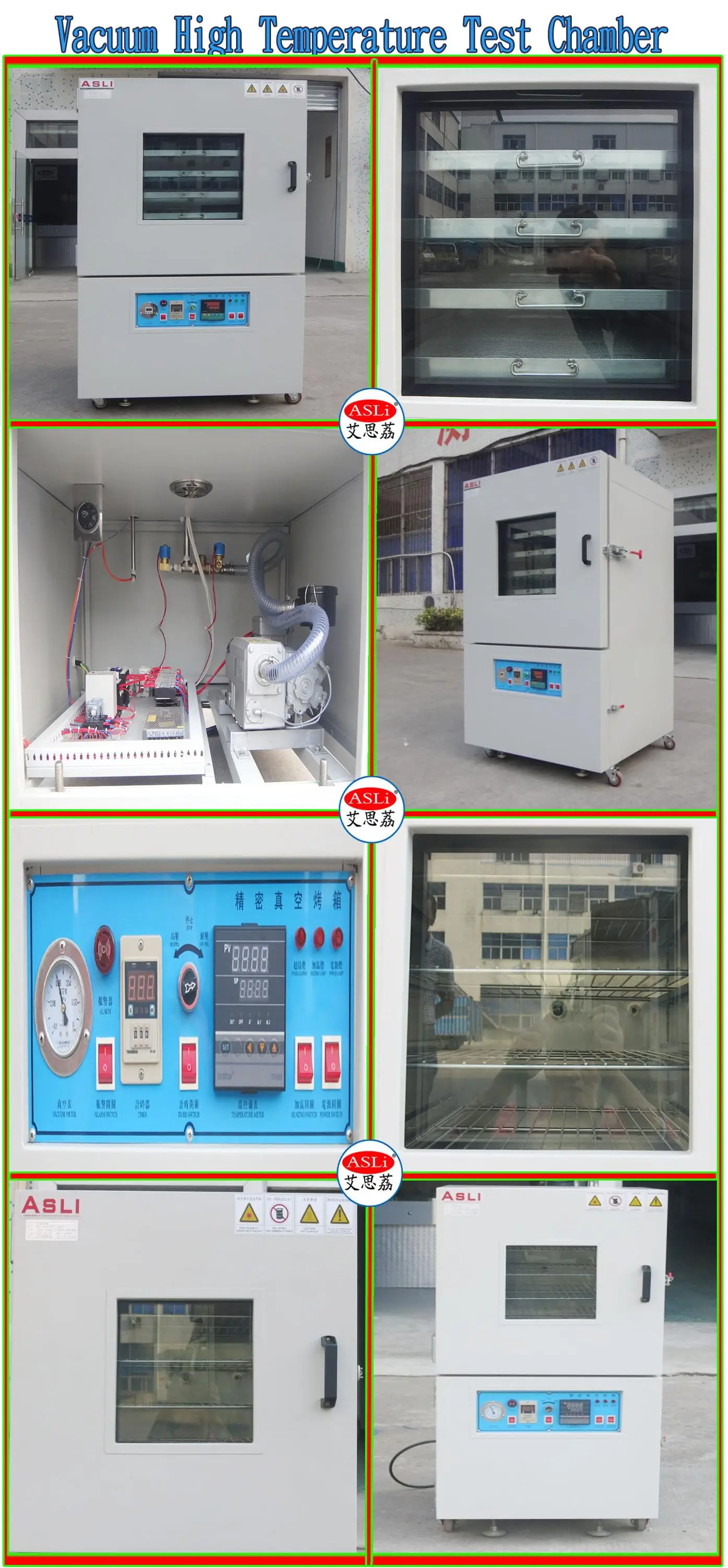 High Temperature Vacuum Oven Laboratory Heating Equipments Chamber