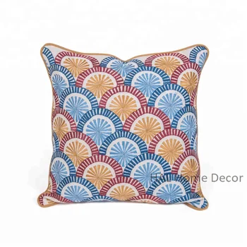 Cushion Covers Decorative Sofa Back Support Cushion Embroidered