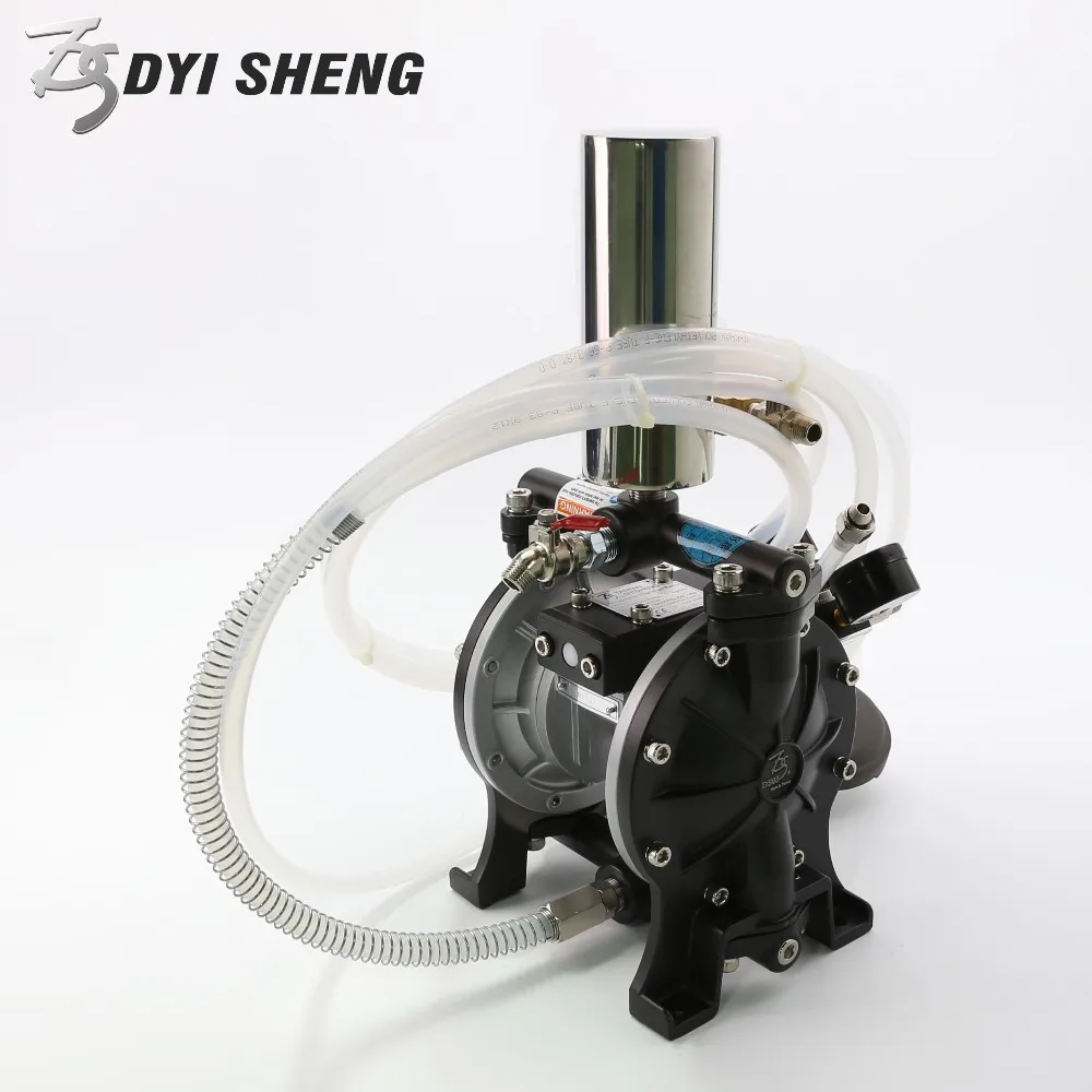 3/8" Pneumatic Double Diaphragm Ink Glue Painting Pump Buy Fuel Glue