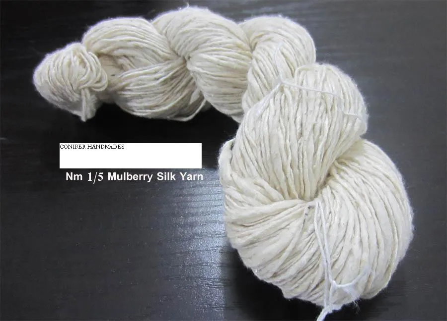 Handmade Natural Tussah Silk Yarn Suitable For Yarn And Fiber Stores
