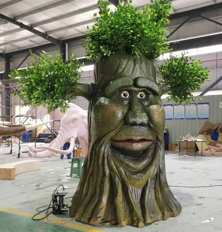 Cartoon artificial talking animatronic talking tree model for sale ...