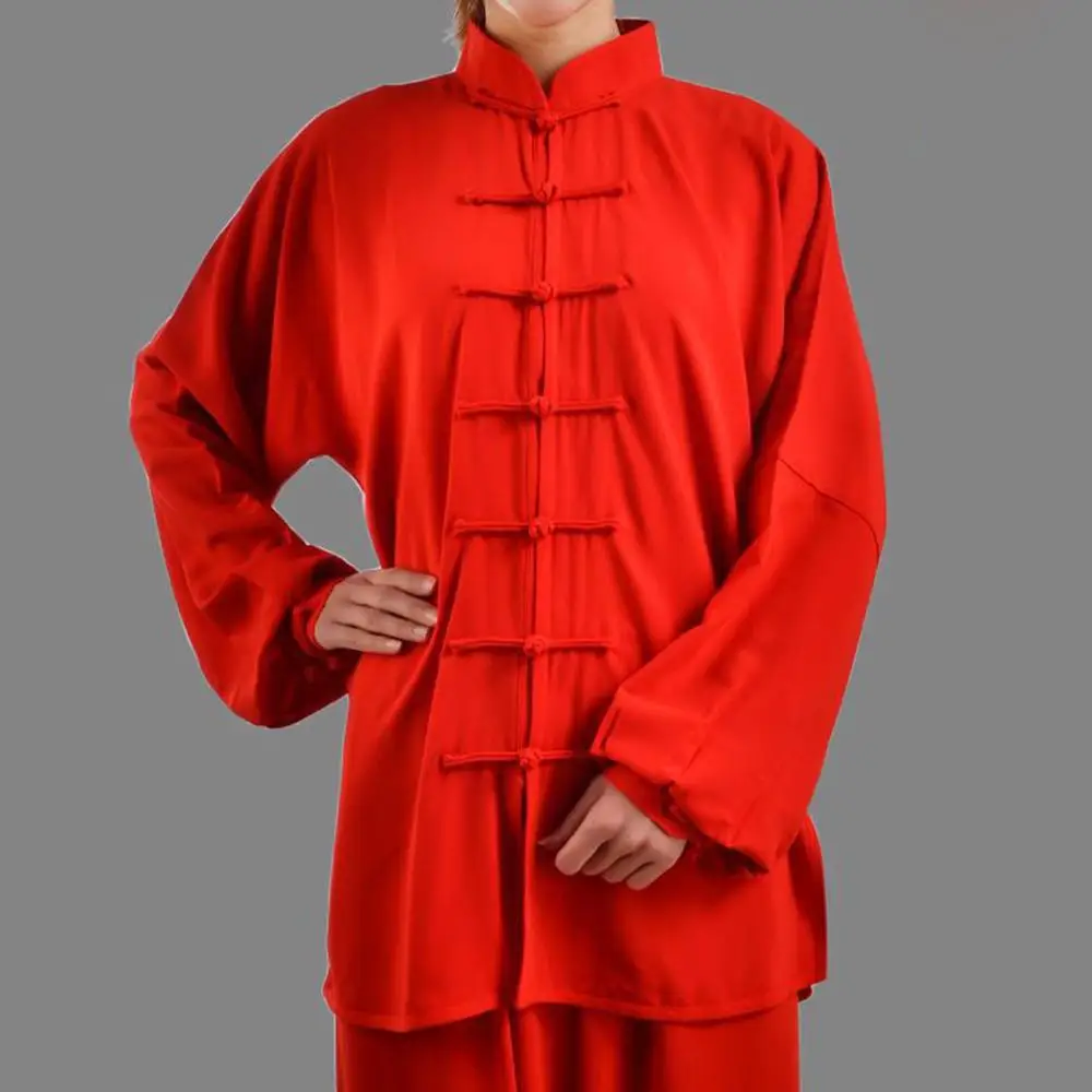 Red Cotton Classic Kung Fu Martial Arts Uniforms Set For Sale Buy