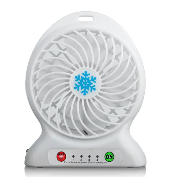 Low promotion Portable 2 in 1 Rechargeable Mini USB fan with Power bank for Summer gadgets