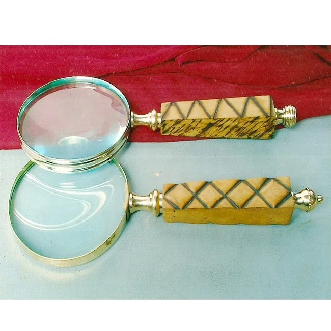 Luxury Magnifying Glasses / Magnification Lens With 10x 20x Zoom For