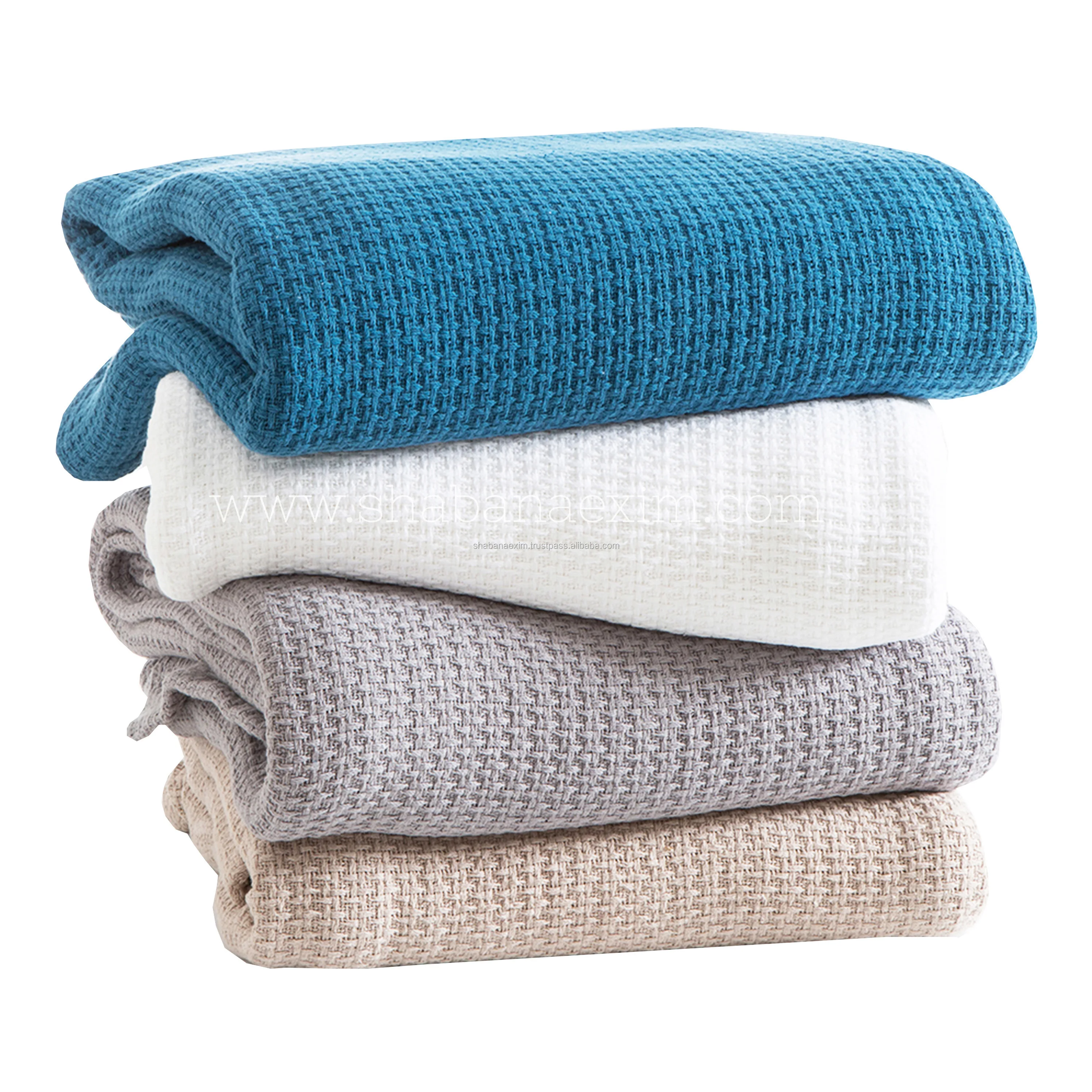 Multicoloured Thin Cotton Blankets Sofa Throws Buy Throw Blankets
