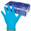 NMSAFETY interlock liner green nitrile industrial work glove nitrile