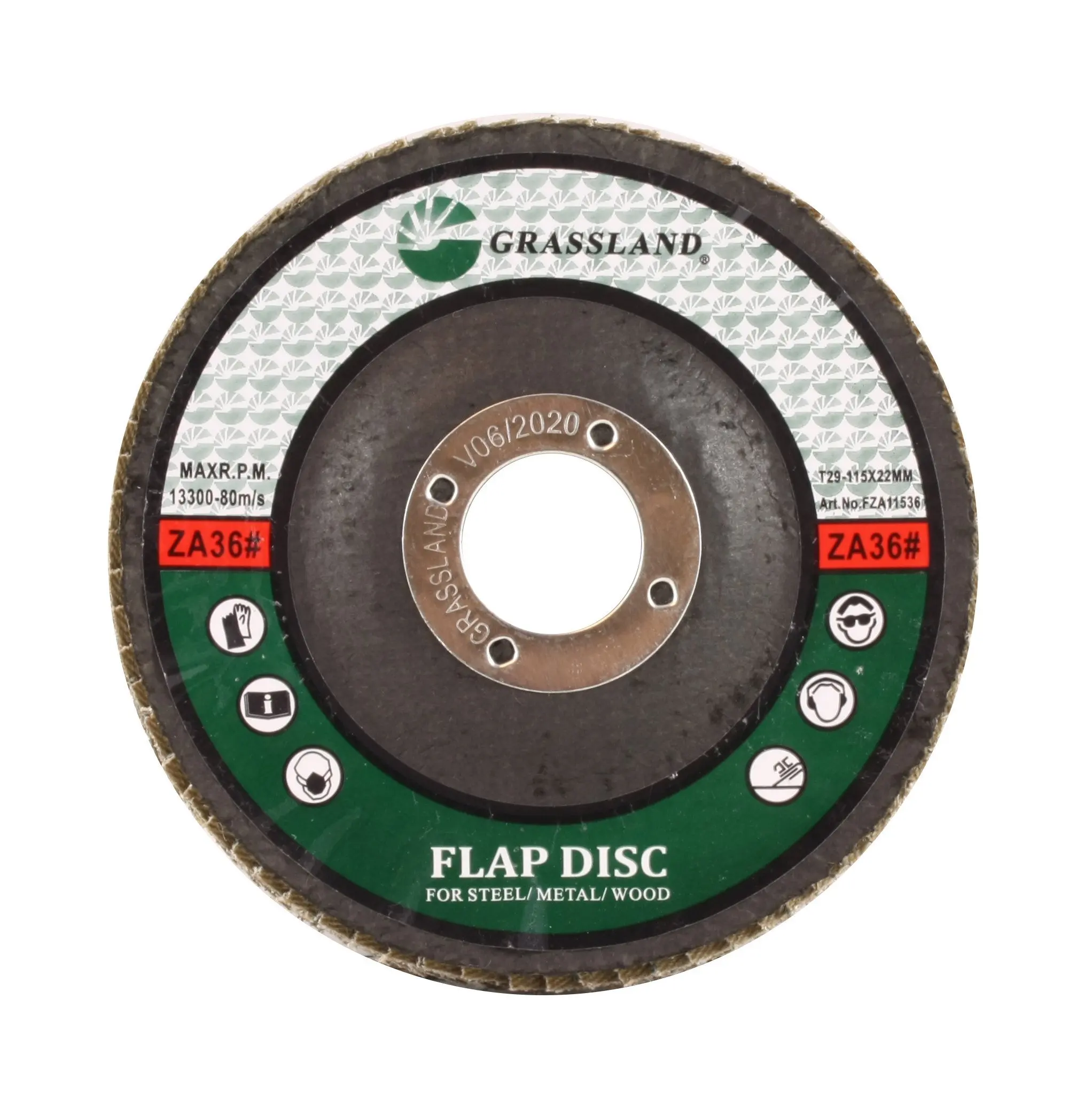 7/" x 7//8/" 36 Grit Zirconia Flap Discs Coarse Grinding Wheels T29 5 Pack