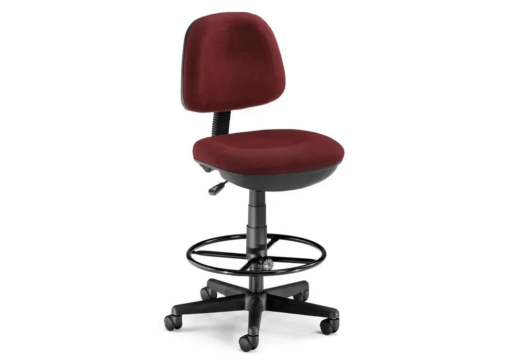 buy-low-back-drafting-stool-burgundy-fabric-black-frame-dimensions-24