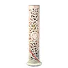 Soapstone carving tube type designer candle incense holder
