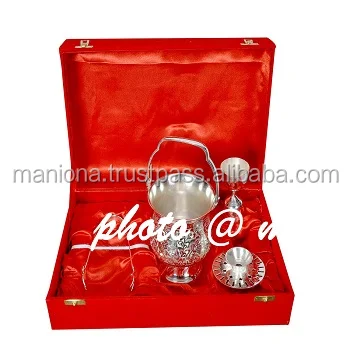 German Silver L Wedding Gift Indian Handmade Traditional Diwali German Silver L Wedding Gift Indian Handmade Traditional Diwali