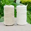 Custom Cotton 100% Braided Natural White Coloured Twisted Round Macrame Cotton Cord