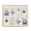 Collage artworks prints multi pictures organizer&hanging display frames clothesline style essentials pay picture photo frame