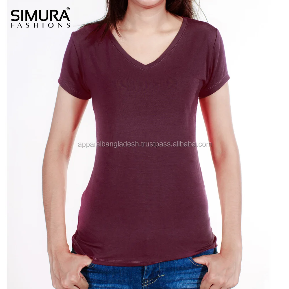 Online Shopping Women Clothes Wholesale Unique Design T Shirt Ladies